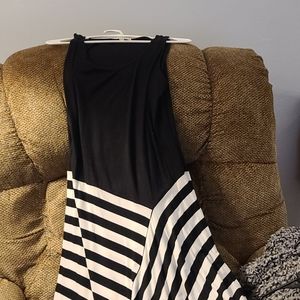 Black and white dress